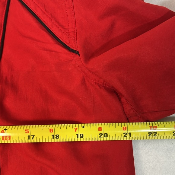 Activology Red Lightweight Jacket Full Zip Front - SZ: L - Picture 3 of 6